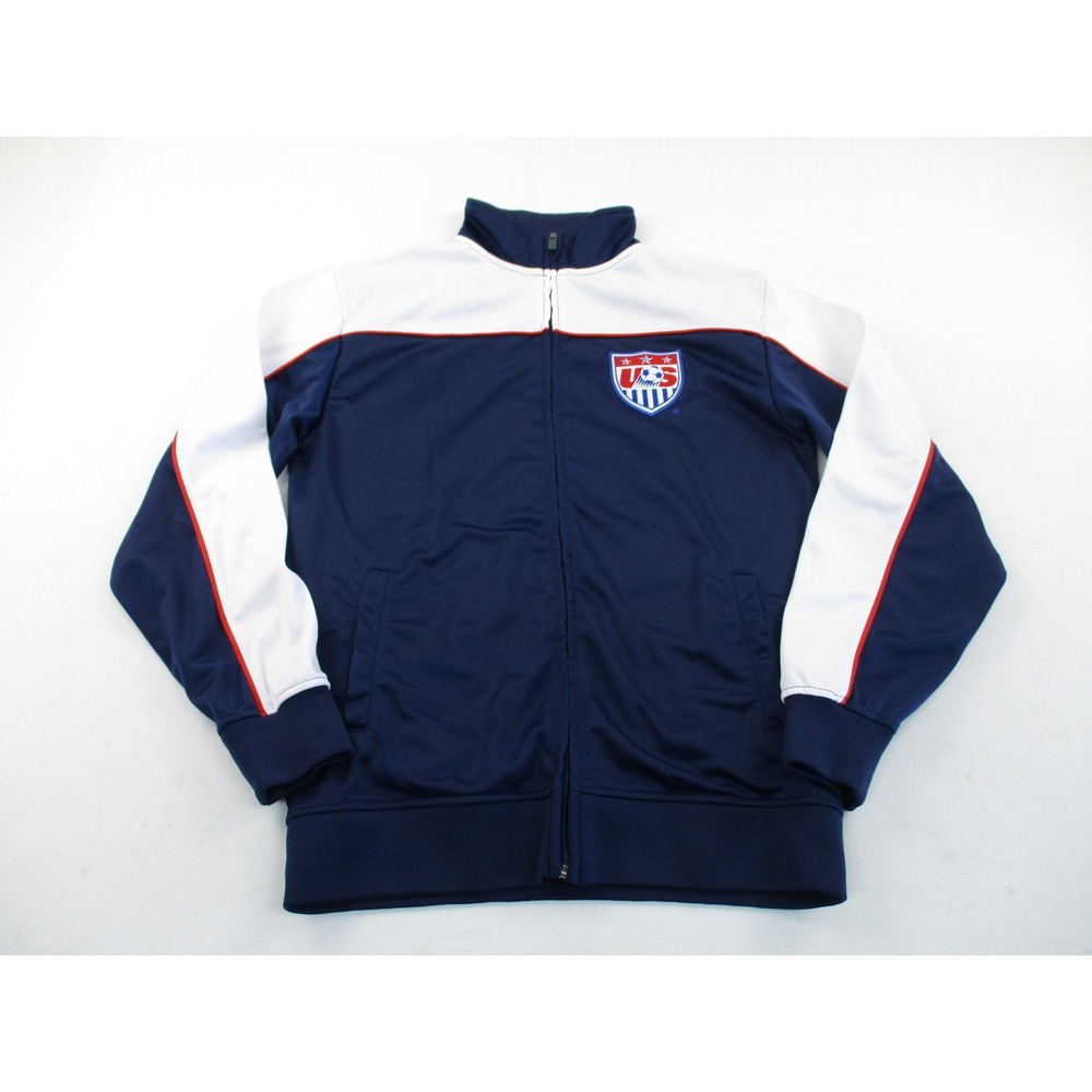 USA Soccer Track Soccer Jacket Mens Medium Official License
